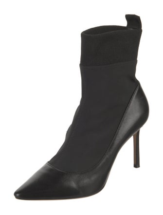 Jimmy Choo Leather Sock Boots