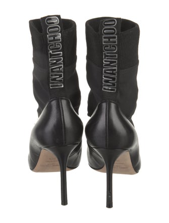 Jimmy Choo Leather Sock Boots