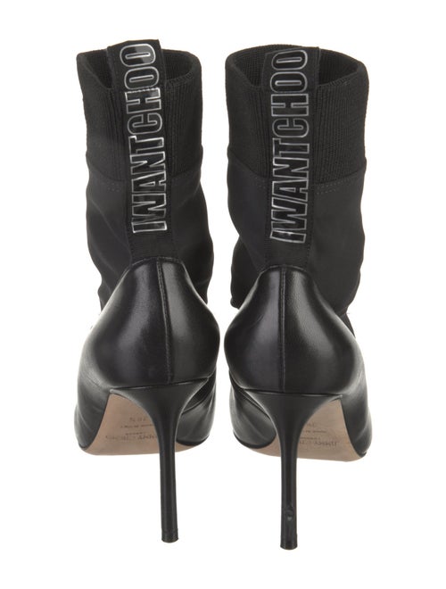 Jimmy Choo Leather Sock Boots