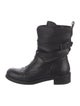 Jimmy Choo Leather Moto Boots