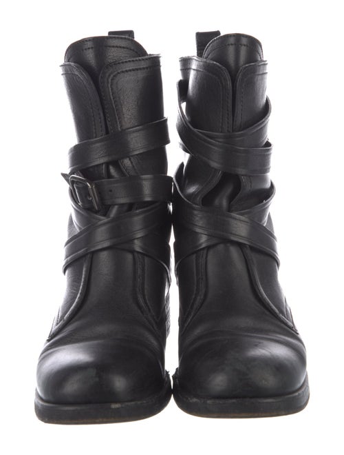 Jimmy Choo Leather Moto Boots