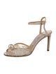Jimmy Choo Leather Lace Pattern Sandals