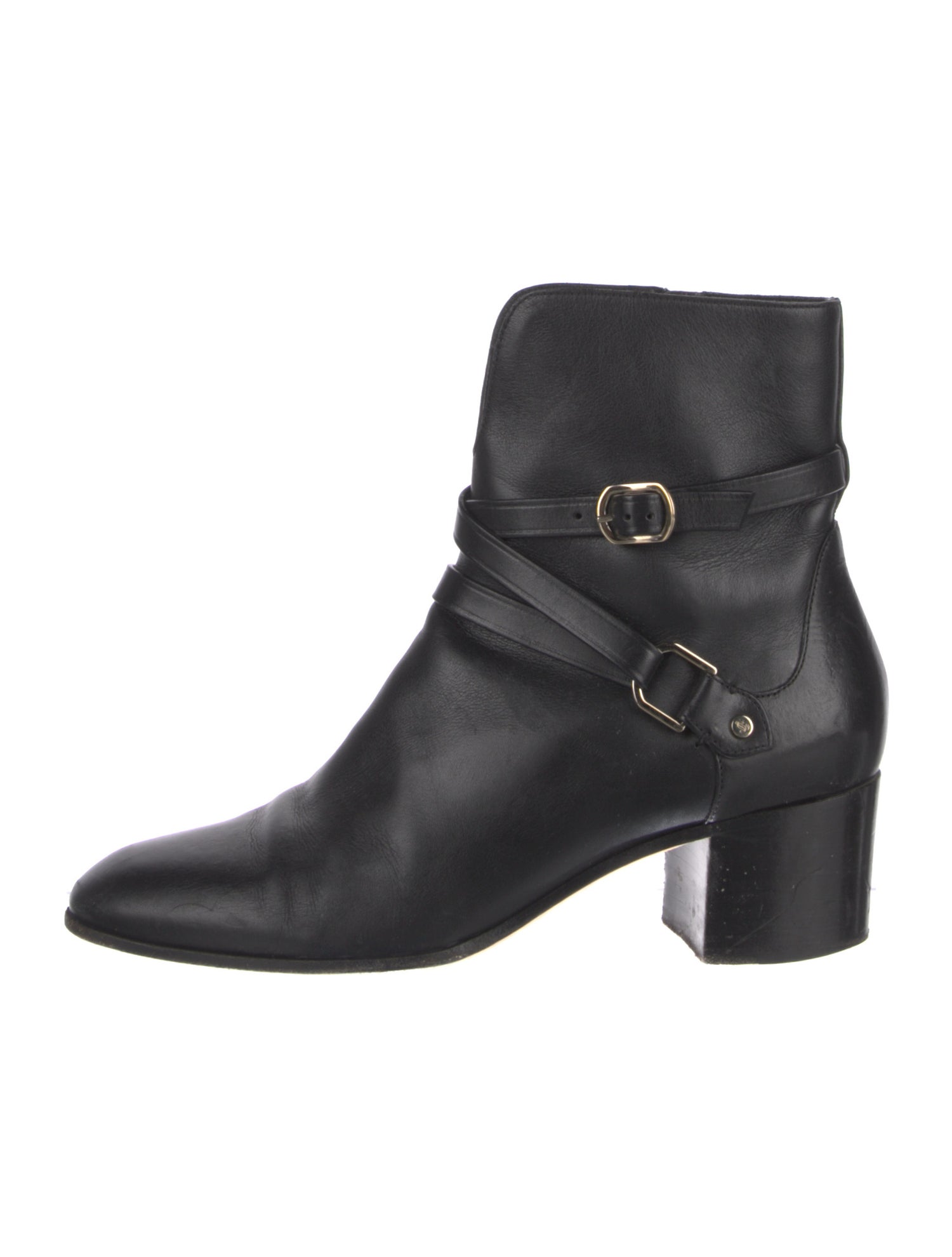 Jimmy Choo Leather Moto Boots