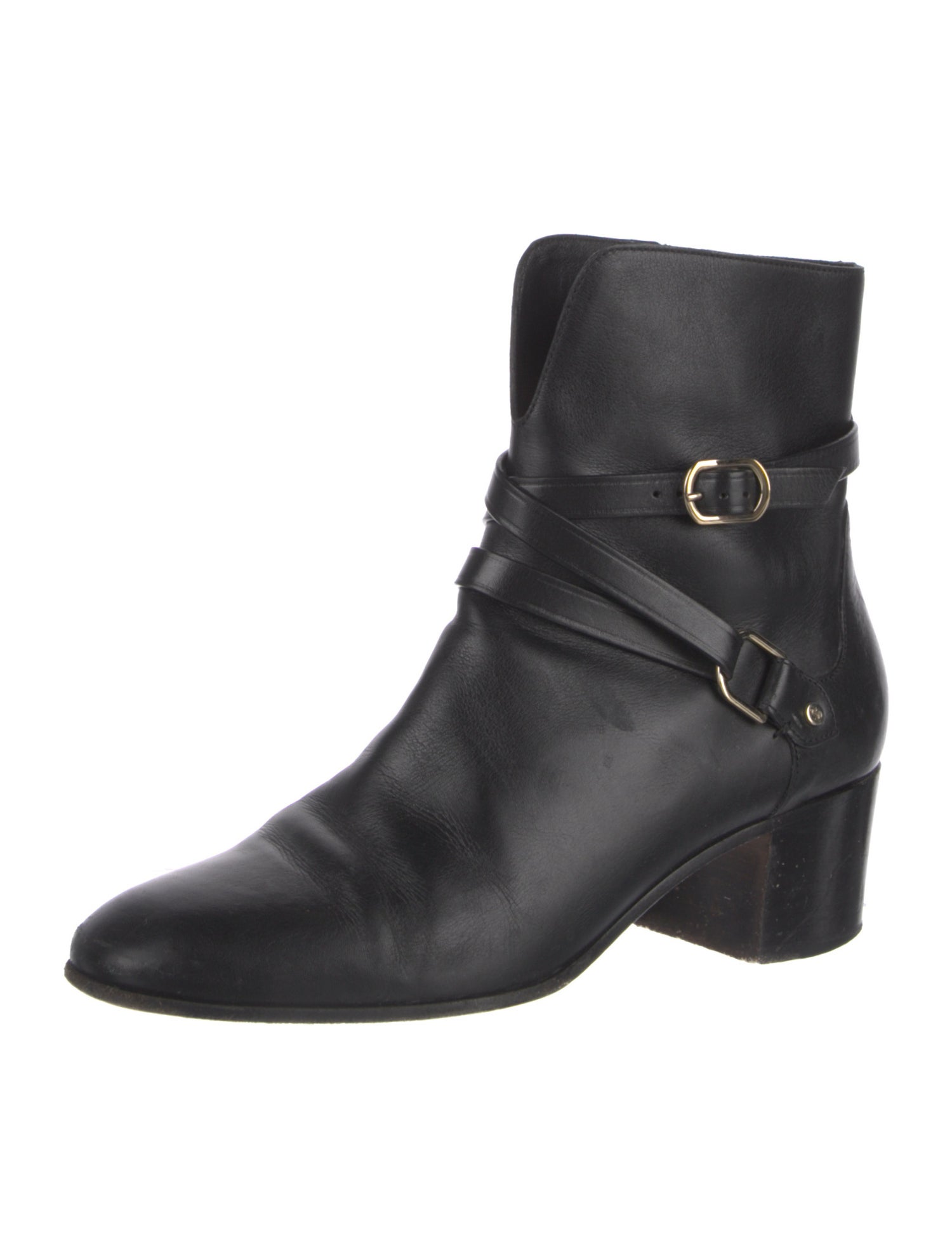 Jimmy Choo Leather Moto Boots