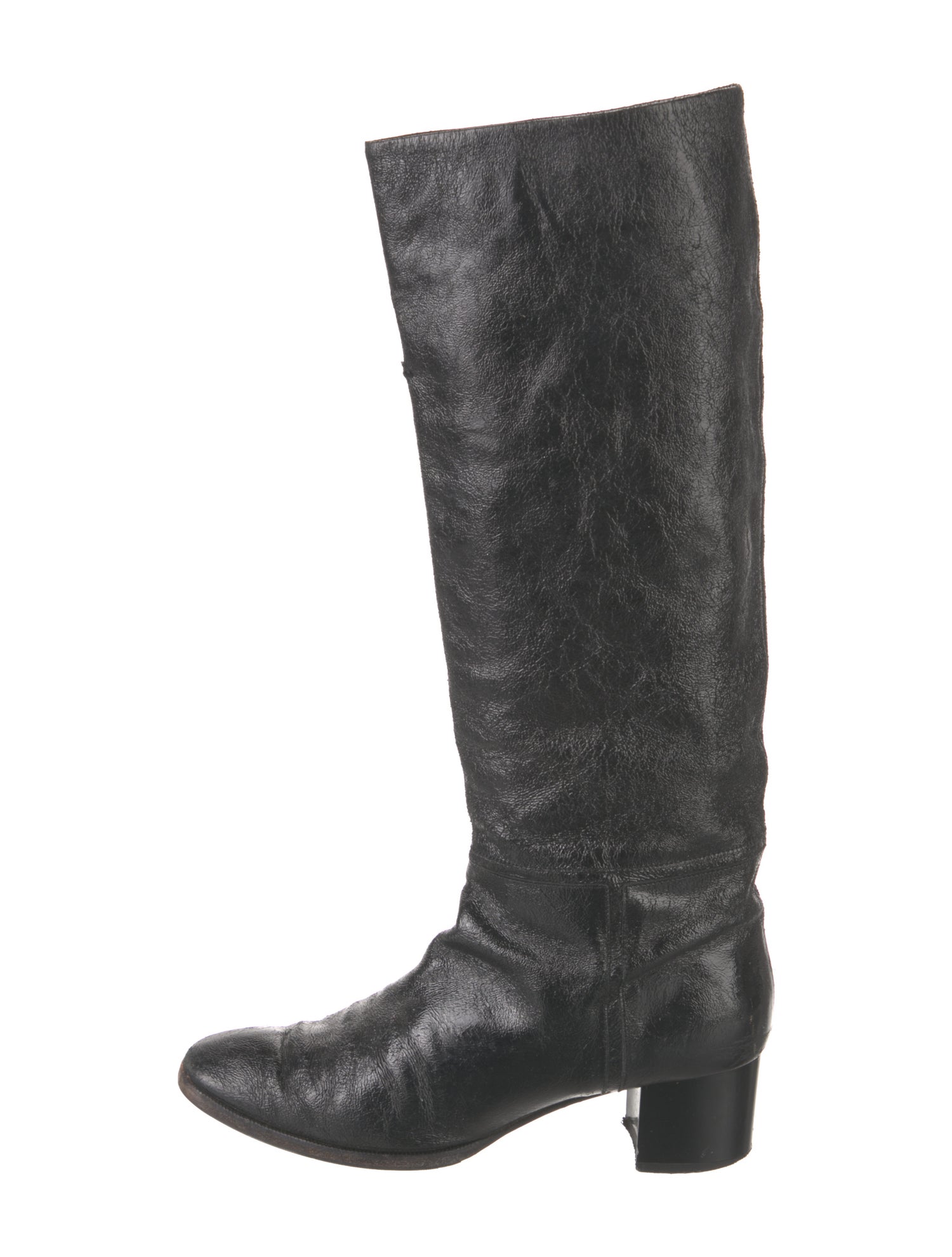 Jimmy Choo Leather Riding Boots