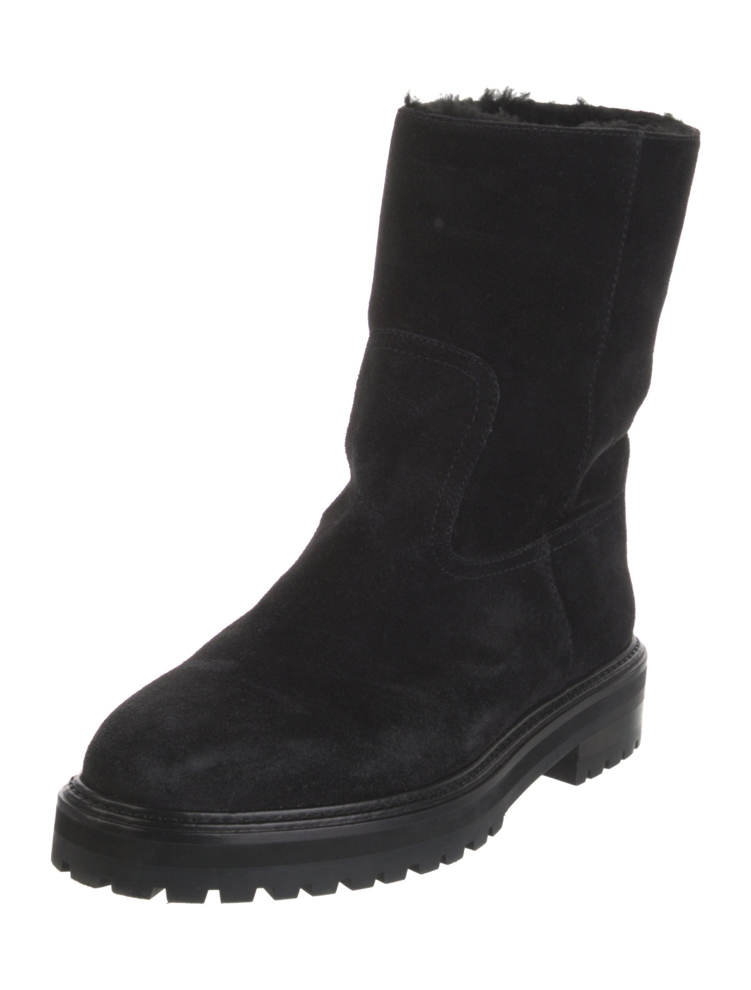 Jimmy Choo Suede Combat Boots