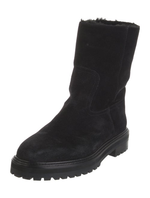 Jimmy Choo Suede Combat Boots