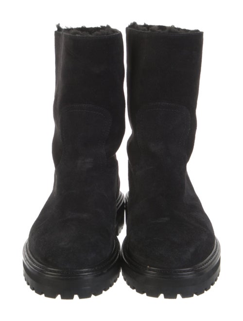 Jimmy Choo Suede Combat Boots