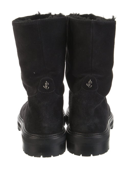 Jimmy Choo Suede Combat Boots