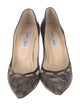 Jimmy Choo Patent Leather Animal Print Pumps