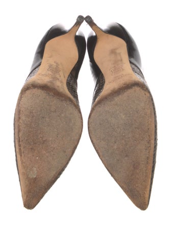 Jimmy Choo Patent Leather Animal Print Pumps