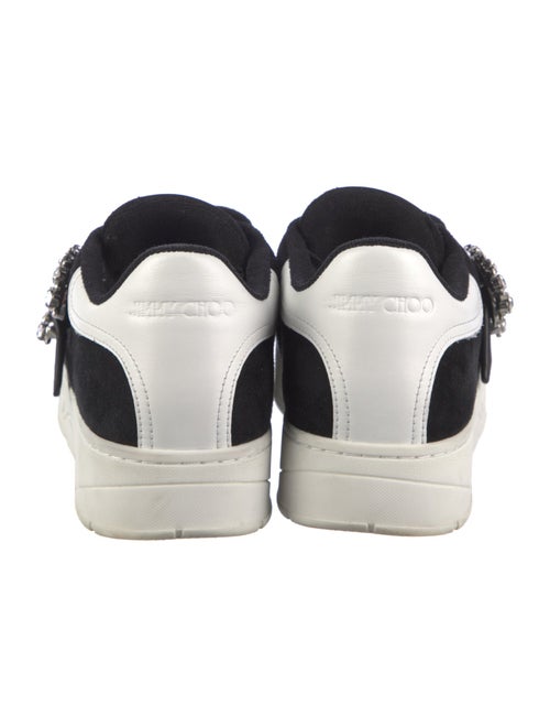 Jimmy Choo Suede Crystal Embellishments Sneakers