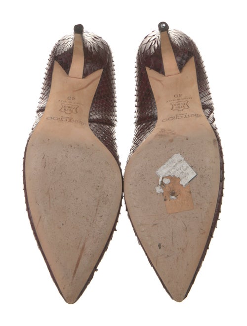 Jimmy Choo Snakeskin Animal Print Pumps