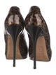 Jimmy Choo Patent Leather Animal Print Pumps