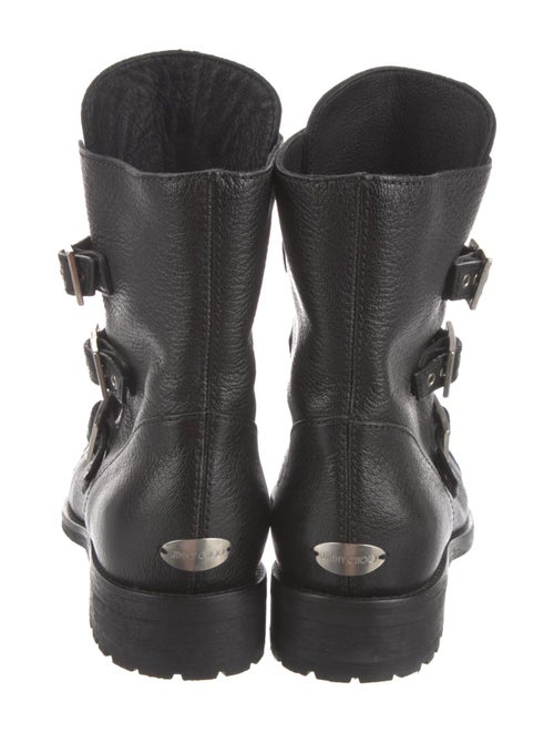 Jimmy Choo Leather Moto Boots