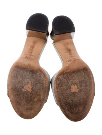 Jimmy Choo Glitter Slides