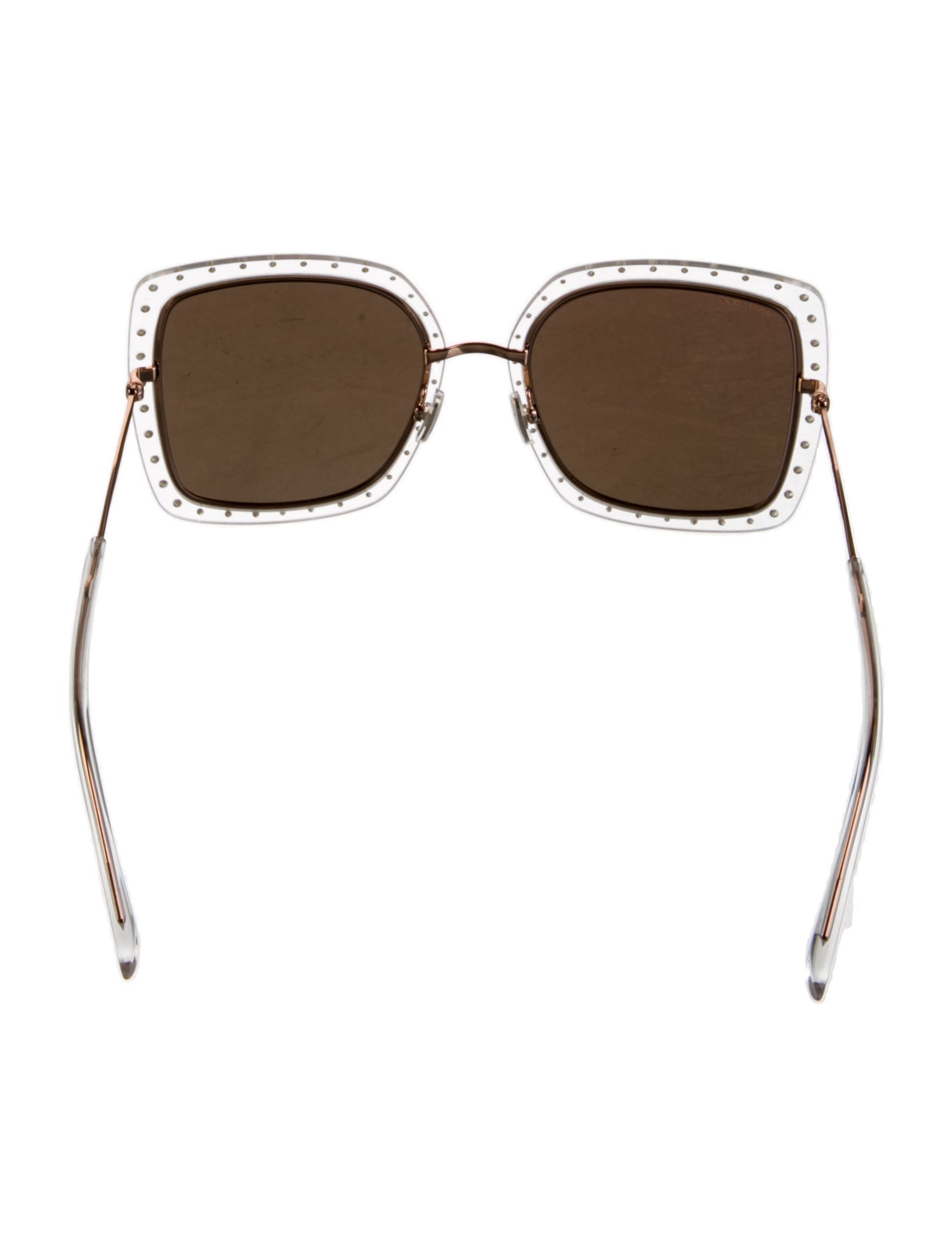 Jimmy Choo Oversize Mirrored Sunglasses