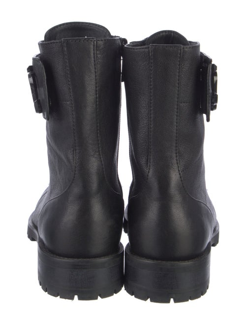 Jimmy Choo Leather Combat Boots