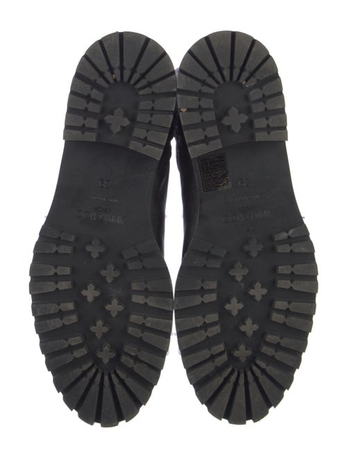 Jimmy Choo Leather Combat Boots
