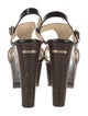 Jimmy Choo Patent Leather T-Strap Sandals