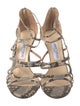 Jimmy Choo Snakeskin Animal Print Sandals