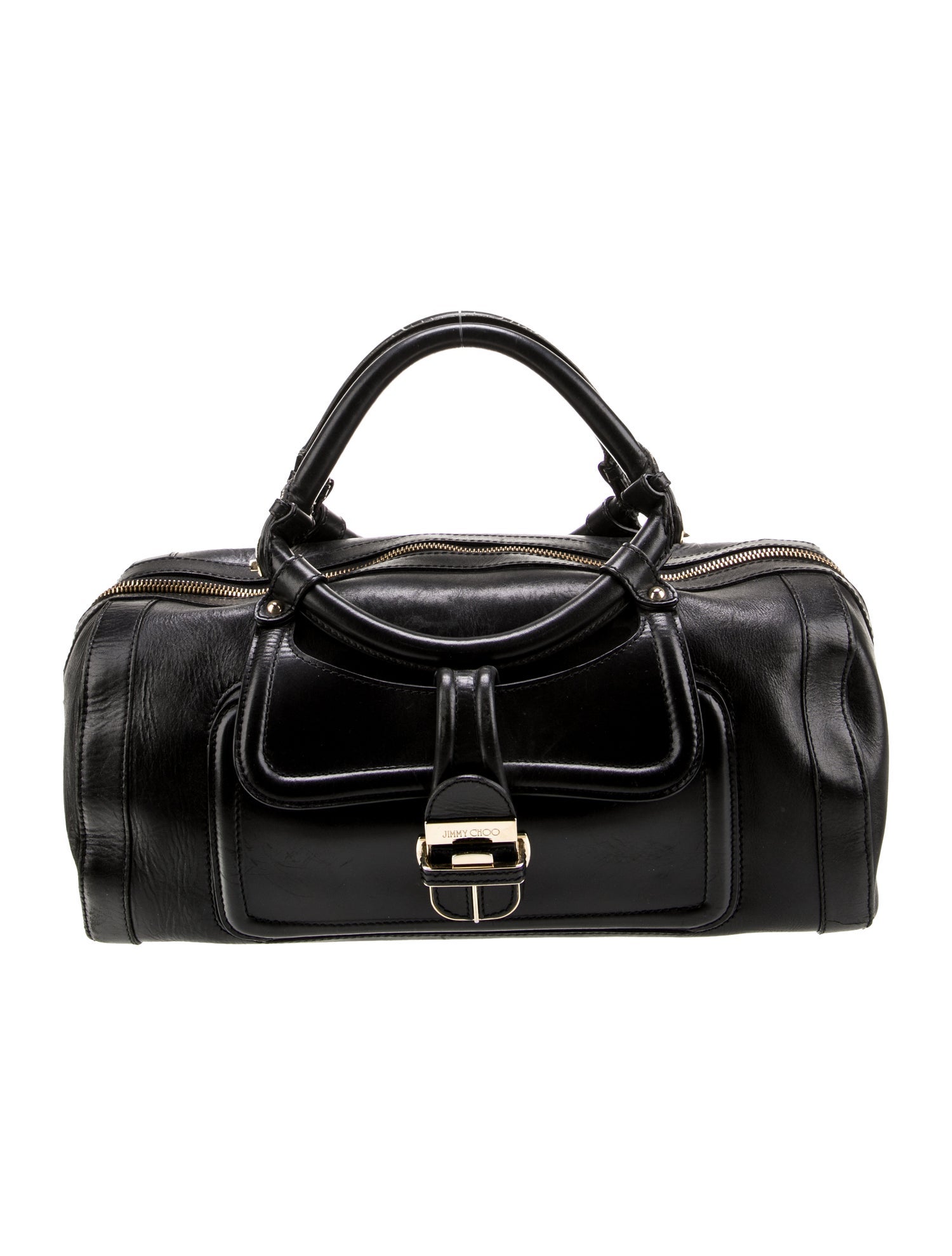 Jimmy Choo Leather Top Handle Bag
