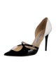 Jimmy Choo Patent Leather Cutout Accent D'Orsay Pumps