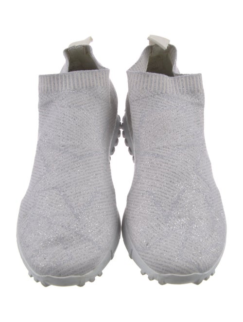 Jimmy Choo Glitter Accents Sneakers