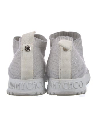 Jimmy Choo Glitter Accents Sneakers