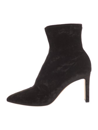 Jimmy Choo Velvet Sock Boots