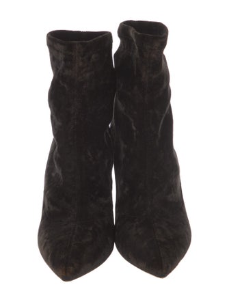 Jimmy Choo Velvet Sock Boots