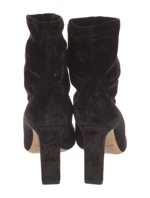 Jimmy Choo Velvet Sock Boots
