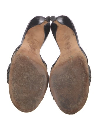 Jimmy Choo Leather Slides