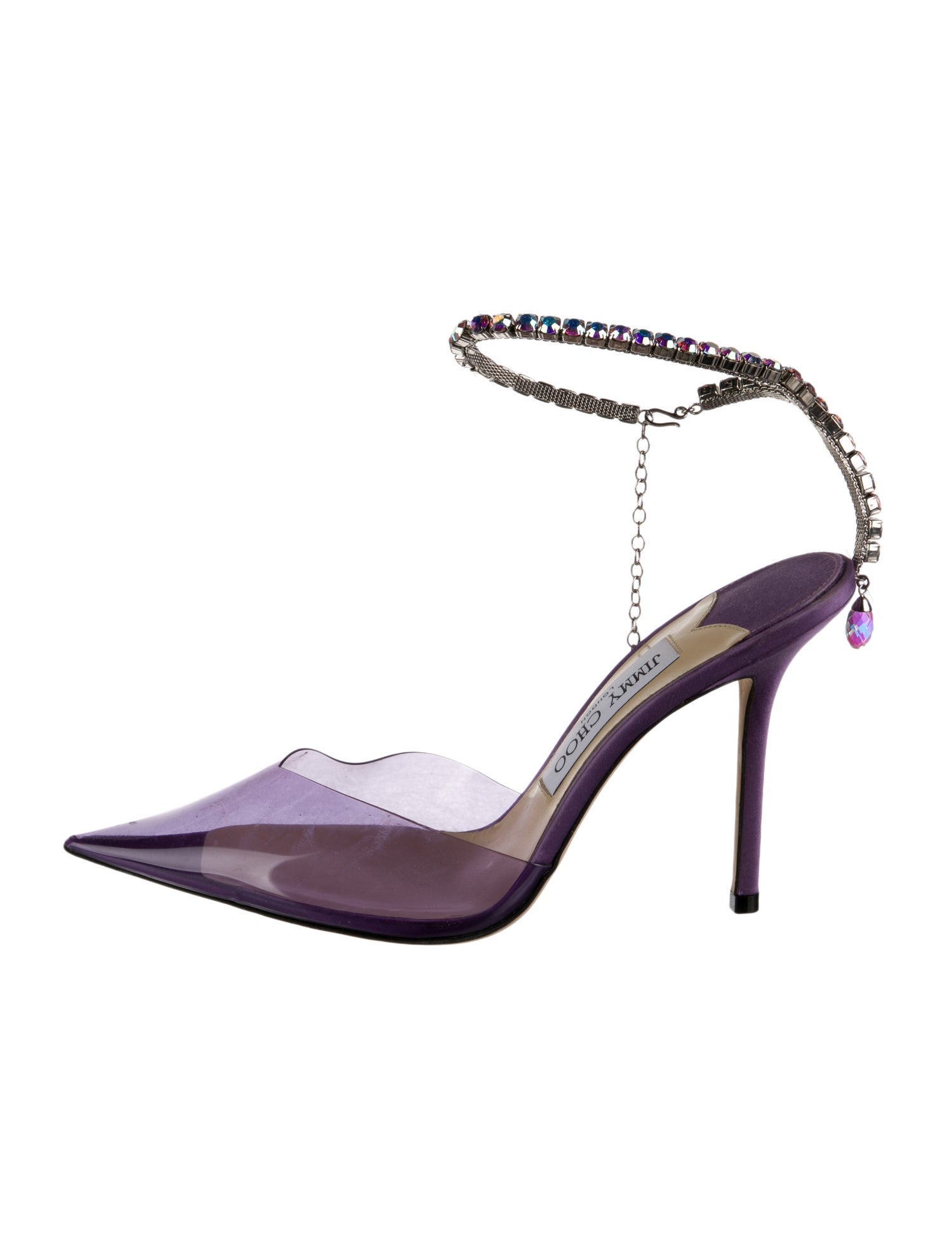 Jimmy Choo Crystal Crystal Embellishments D'Orsay Pumps