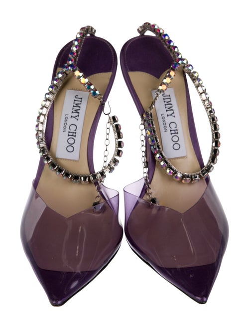Jimmy Choo Crystal Crystal Embellishments D'Orsay Pumps