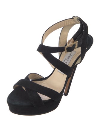 Jimmy Choo Suede Slingback Sandals