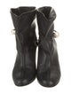 Jimmy Choo Faux Pearl Accents Leather Boots