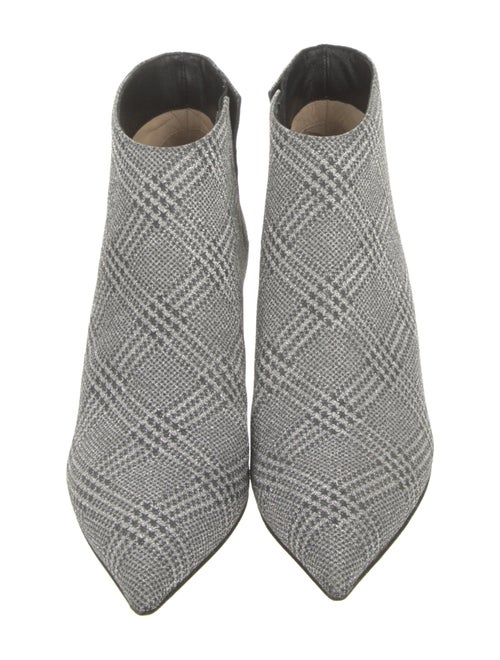 Jimmy Choo Houndstooth Print Glitter Accents Boots