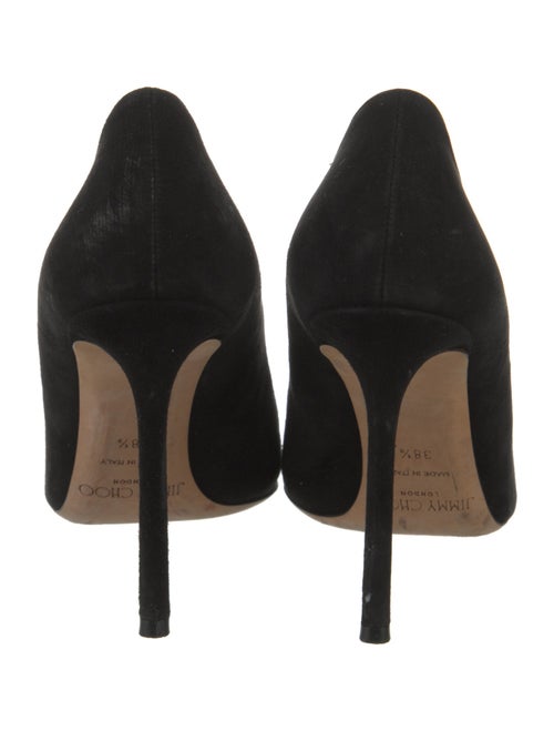 Jimmy Choo Suede Crystal Embellishments Pumps