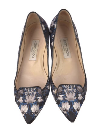 Jimmy Choo Floral Print Flats