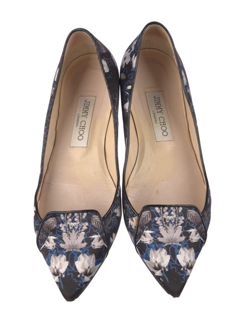 Jimmy Choo Floral Print Flats