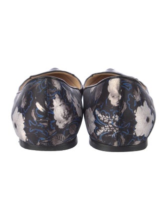 Jimmy Choo Floral Print Flats