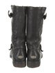 Jimmy Choo Leather Moto Boots