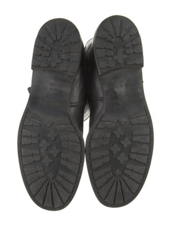 Jimmy Choo Leather Moto Boots