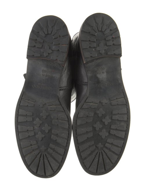 Jimmy Choo Leather Moto Boots