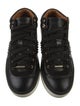 Jimmy Choo Leather Crystal Embellishments Sneakers