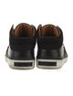 Jimmy Choo Leather Crystal Embellishments Sneakers