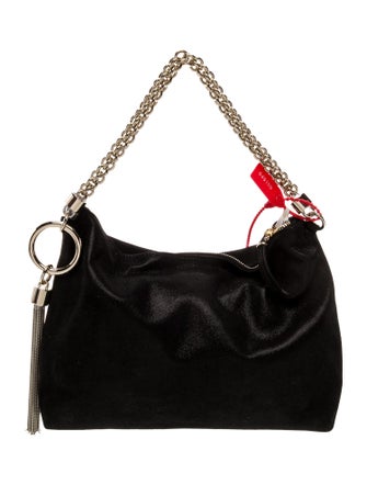 Jimmy Choo Suede Top Handle Bag