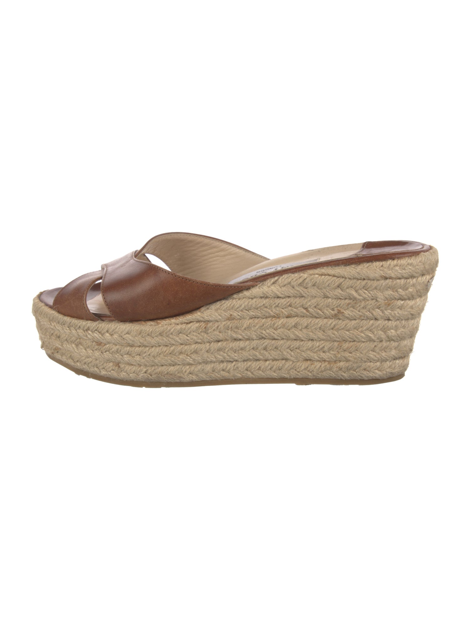Jimmy Choo Leather Espadrilles