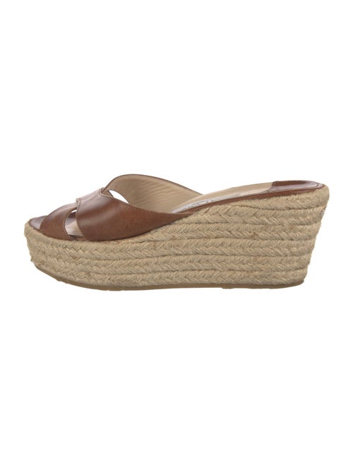 Jimmy Choo Leather Espadrilles